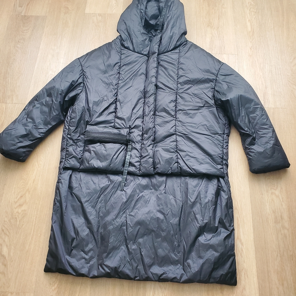 Studio B3 Men's Black Quilted  Nylon Puffer Jacket Unisex Sz Xl